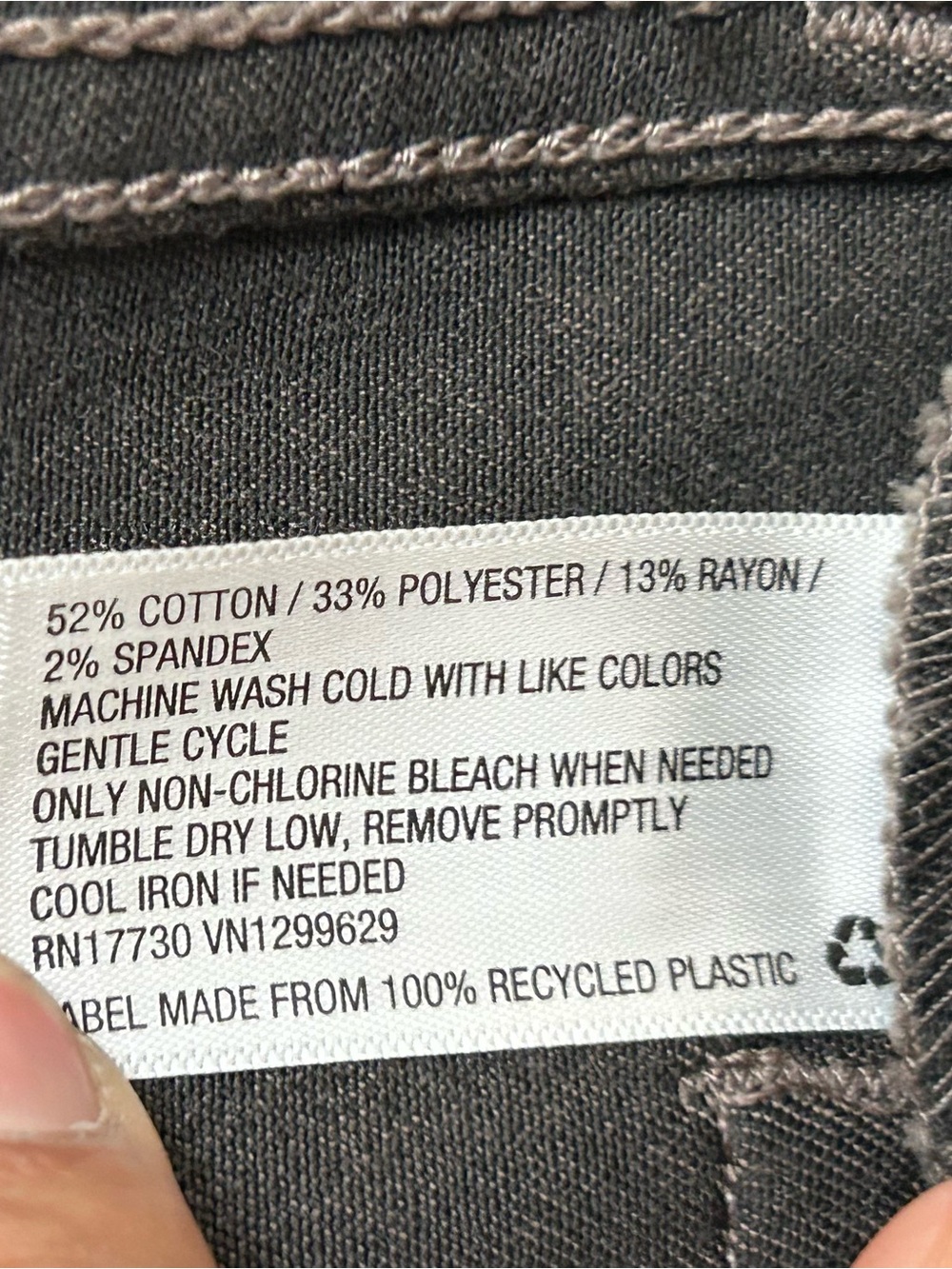 Knox Rose Chocolate Brown Zip-Front Pants size 8 - Picture 5 of 7